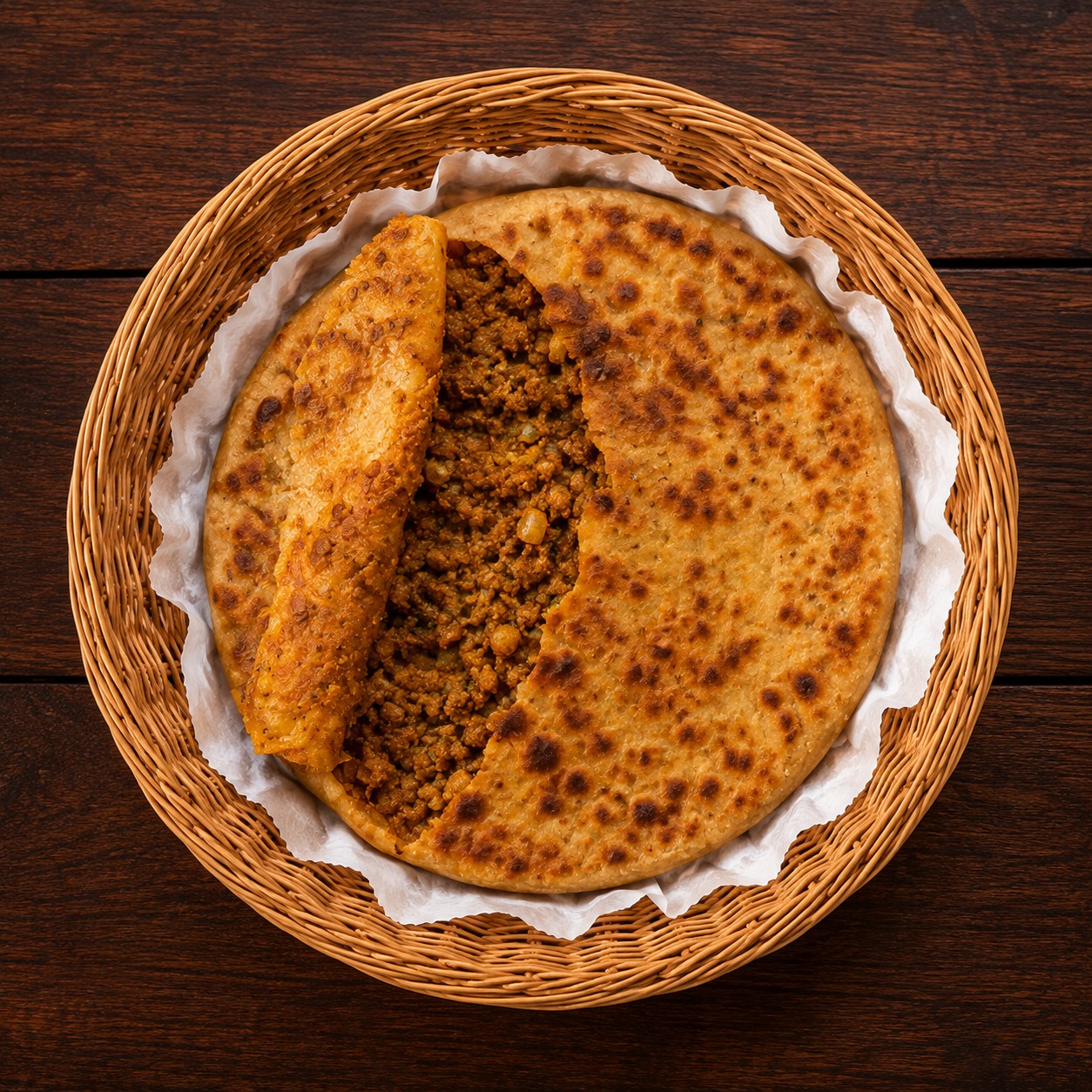 Keema Parantha